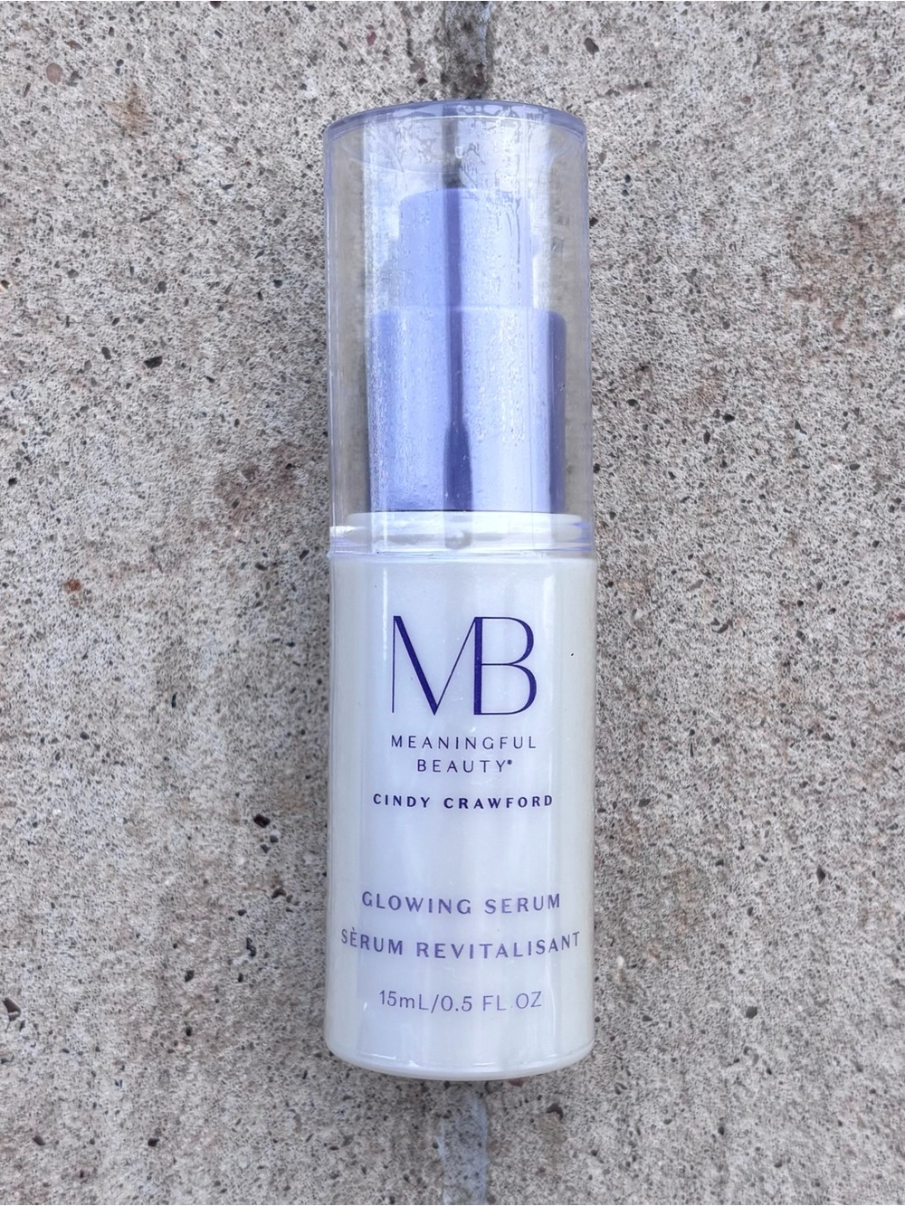 Meaningful Beauty Glowing Serum .5 oz  15 ml New and Sealed Cindy Crawford